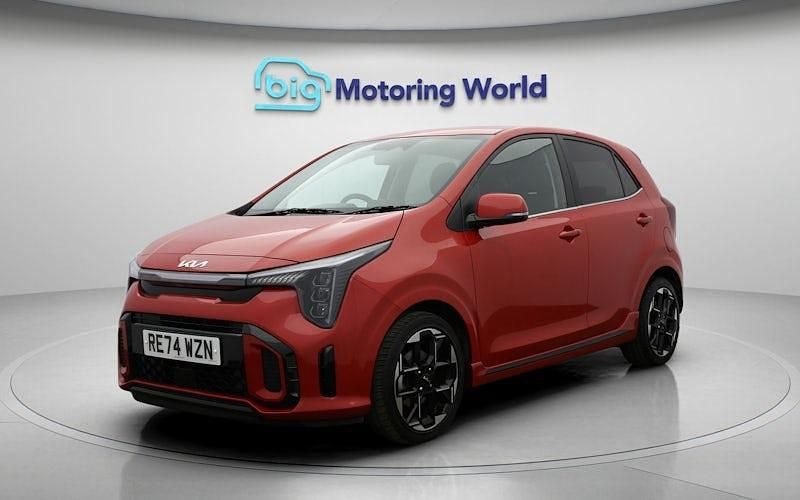 Used Kia Picanto GT-Line S 77 HP (56 kW) 2024 Red Hatchback