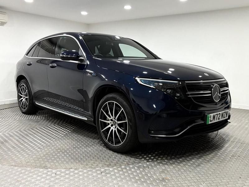 Blue Used 2022 Mercedes EQC400 AMG line SUV | £25,495 (Super price) - Image 1/4