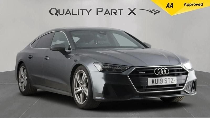 Grey Used 2019 Audi A7 Sportback S-Line Hatchback | £20,694 (Fair price) - Image 1/4
