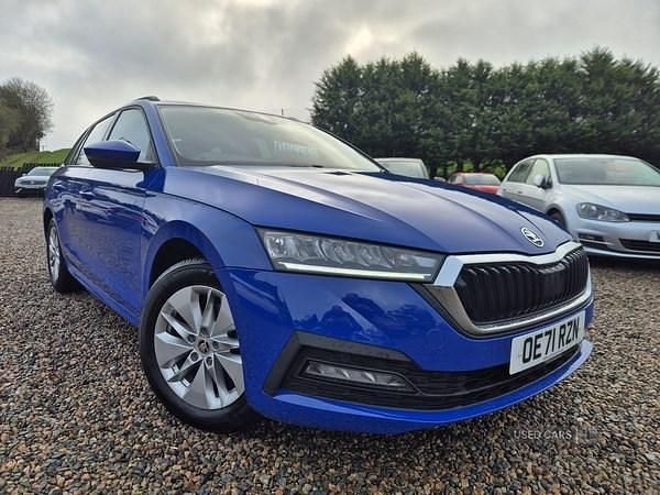 Blue Used 2022 Skoda Octavia SE Technology Estate | £14,450 (Good price) - Image 1/4
