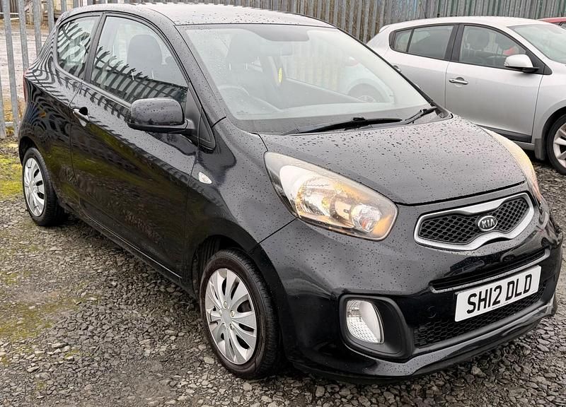 Used Kia Picanto Air 68 HP (50 kW) 2012 Black Hatchback