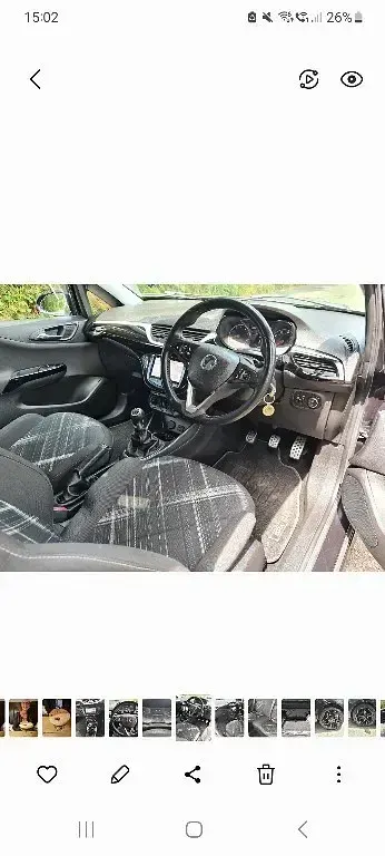 Used Vauxhall Corsa Edition 2016 Black Hatchback