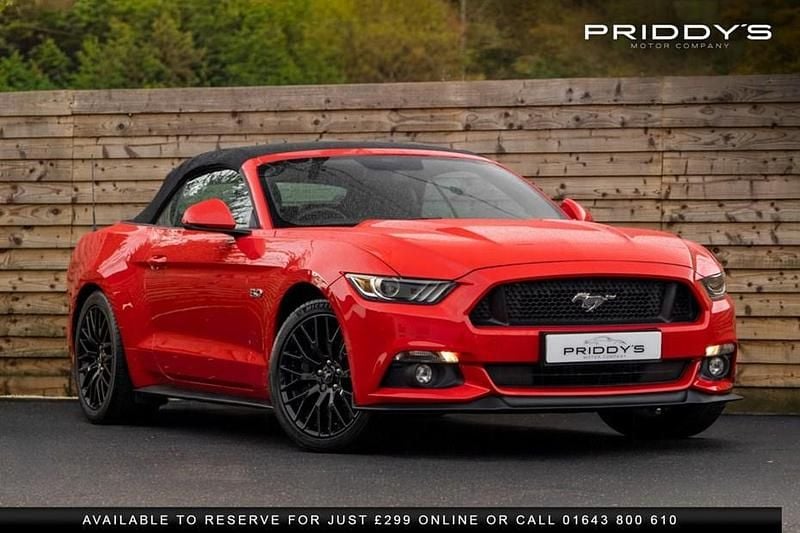Red Used 2016 Ford Mustang GT Convertible Cabriolet | £26,790 (Good price) - Image 1/1