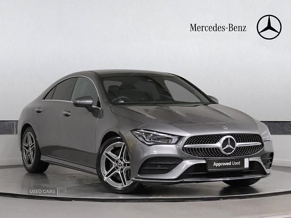 Grey Used 2022 Mercedes CLA250 AMG Line Premium Plus Sedan | £27,495 (Fair price) - Image 1/4