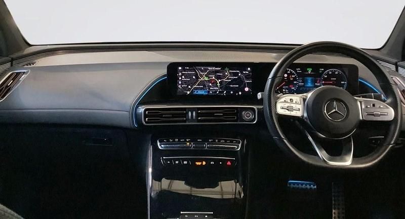 Used Mercedes EQC400 AMG line 300 kW (408 HP) 2021 Black SUV