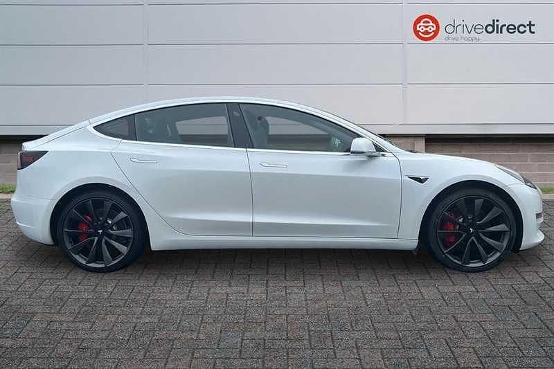 Used Tesla Model 3 Performance 461 kW (627 HP) 2020 White Sedan