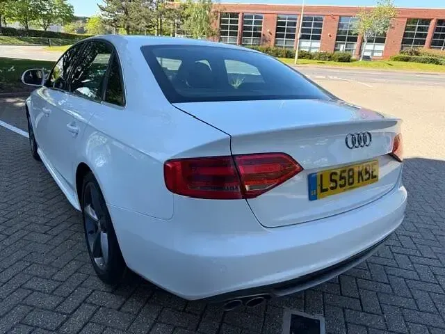 Used Audi A4 S-Line 2008 White Sedan