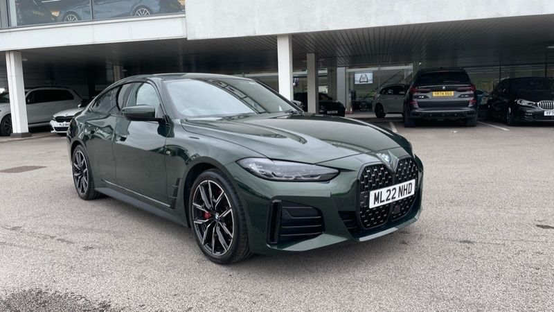Green Used 2022 BMW 420 Gran Coupé M Sport Coupe | £29,990 (Fair price) - Image 1/4