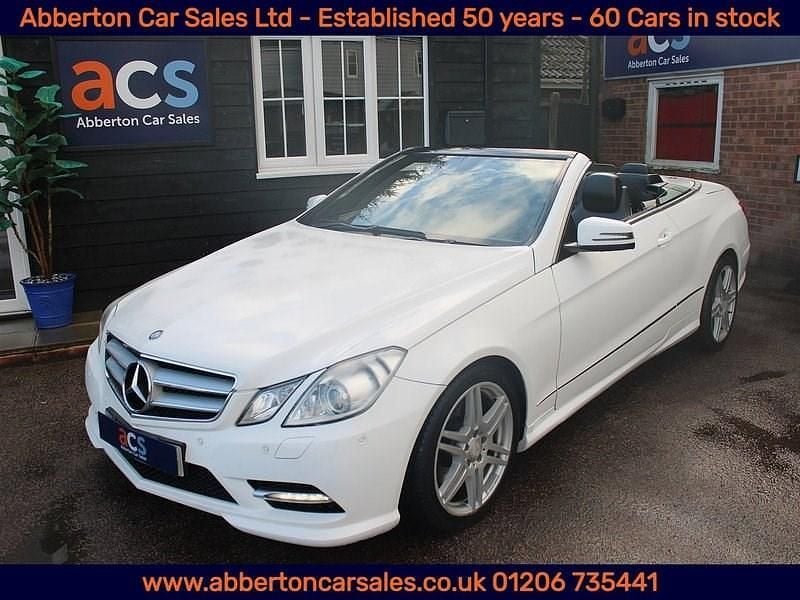 Used Mercedes E250 2012 White Cabriolet