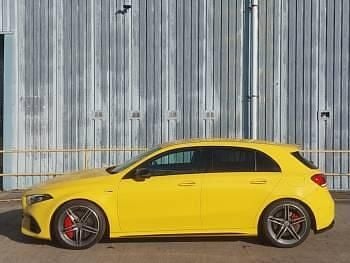 Used Mercedes A45 AMG 421 HP (309 kW) 2020 Yellow Hatchback