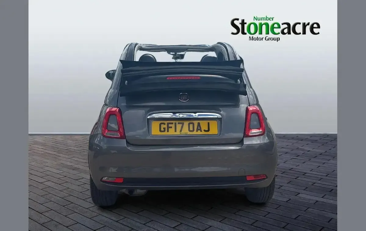 Used Fiat 500 Pop Star 69 HP (50 kW) 2017 Grey Cabriolet