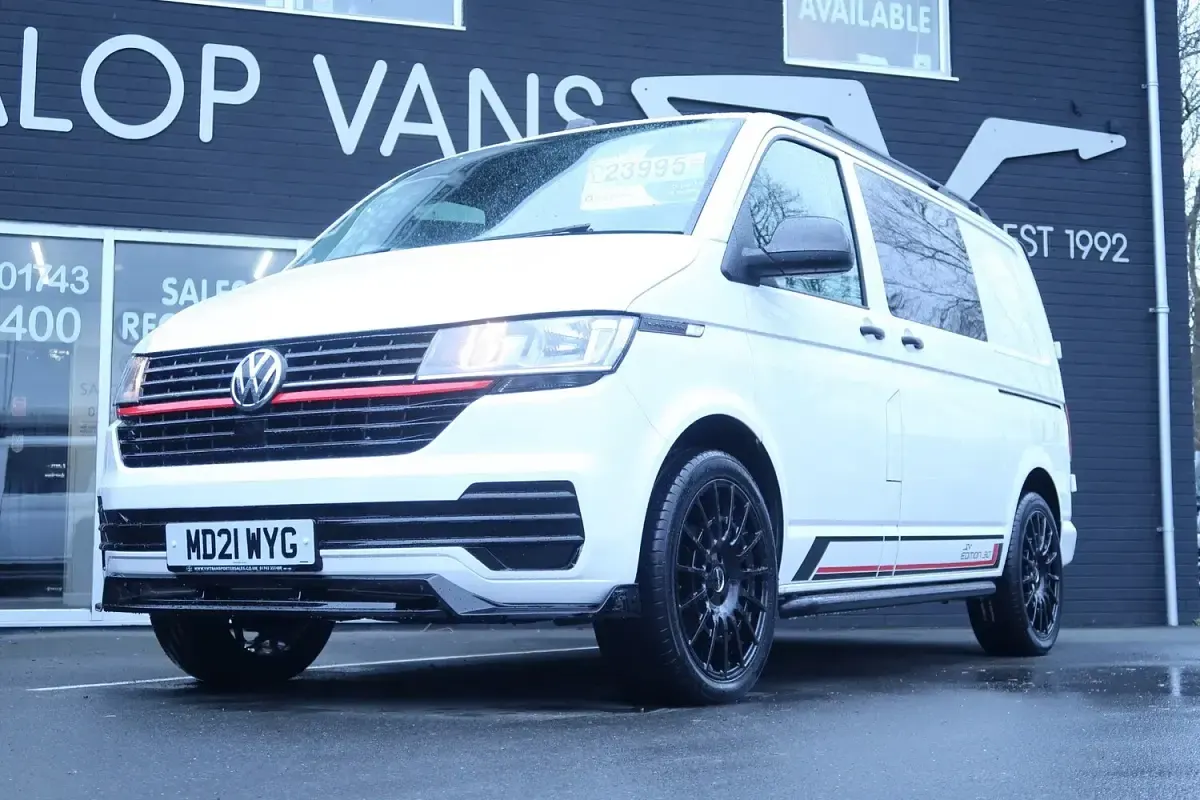 Used VW T6.1 Startline 150 HP (110 kW) 2021 White Van