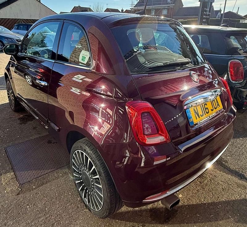 Used Fiat 500 Lounge 2016 Red Hatchback