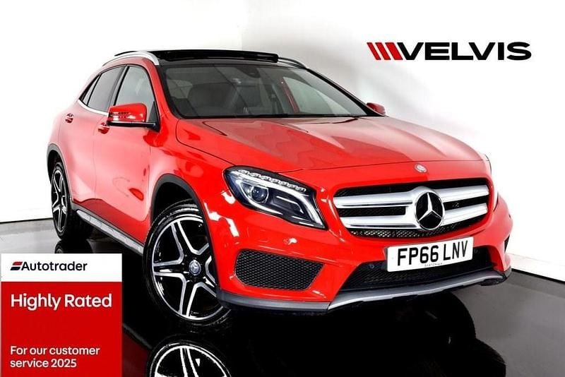 Red Used 2016 Mercedes GLA220 AMG line SUV | £13,722 (Fair price) - Image 1/4