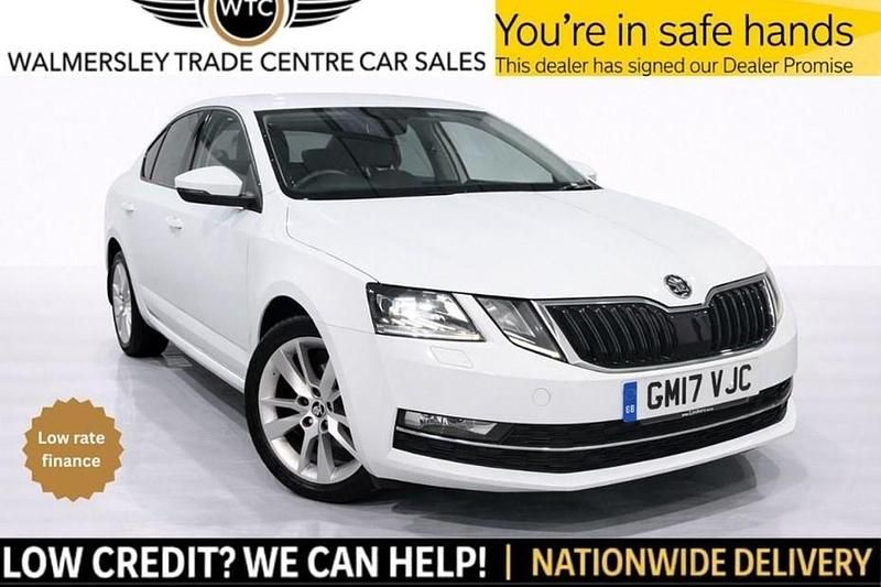 Used Skoda Octavia SE L 115 HP (84 kW) 2017 White Hatchback