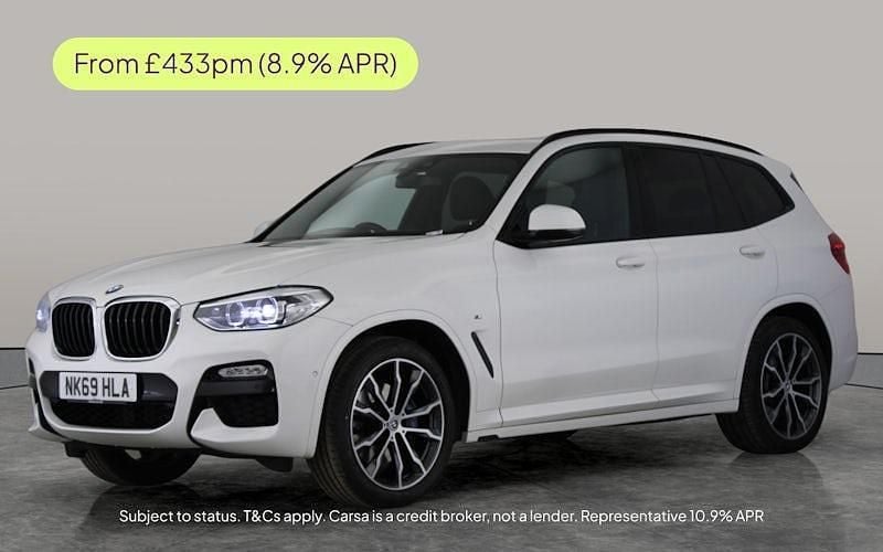 White Used 2019 BMW X3 M Sport SUV | £24,782 (Fair price) - Image 1/2