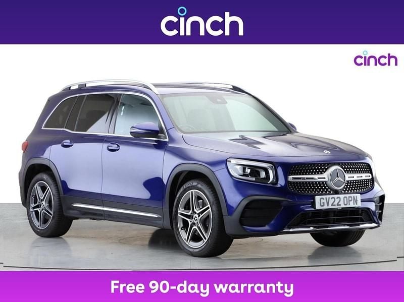 Blue Used 2022 Mercedes GLB200 AMG line SUV | £26,599 (Fair price) - Image 1/3