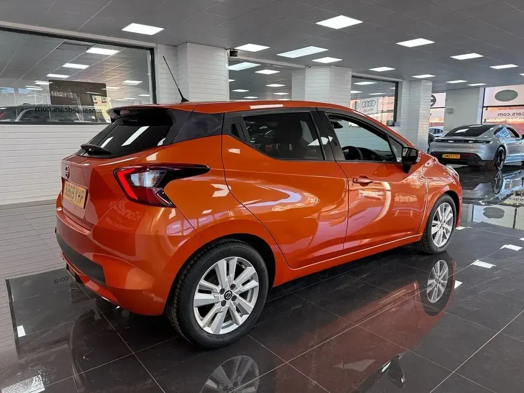 Used Nissan Micra Acenta 100 HP (73 kW) 2020 Orange Hatchback