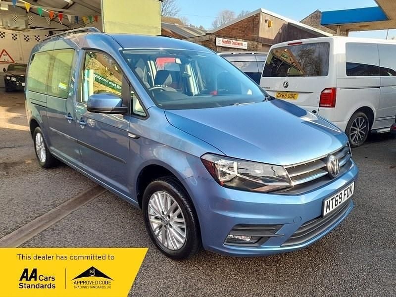 Used VW Caddy Maxi Life Life 102 HP (75 kW) 2020 Blue MPV
