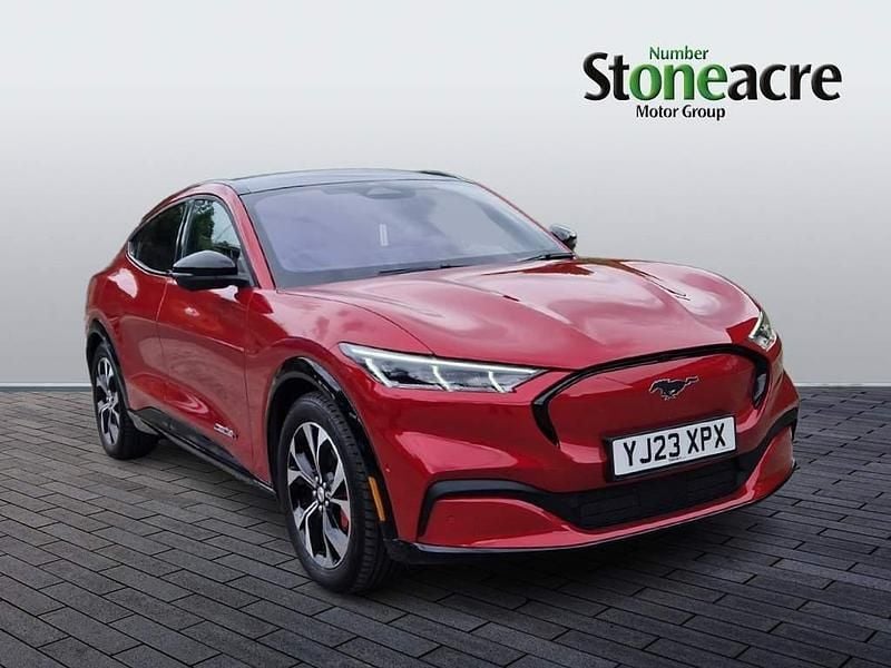 Red Used 2023 Ford Mustang Mach-E Extended Range SUV | £28,600 (Fair price) - Image 1/2