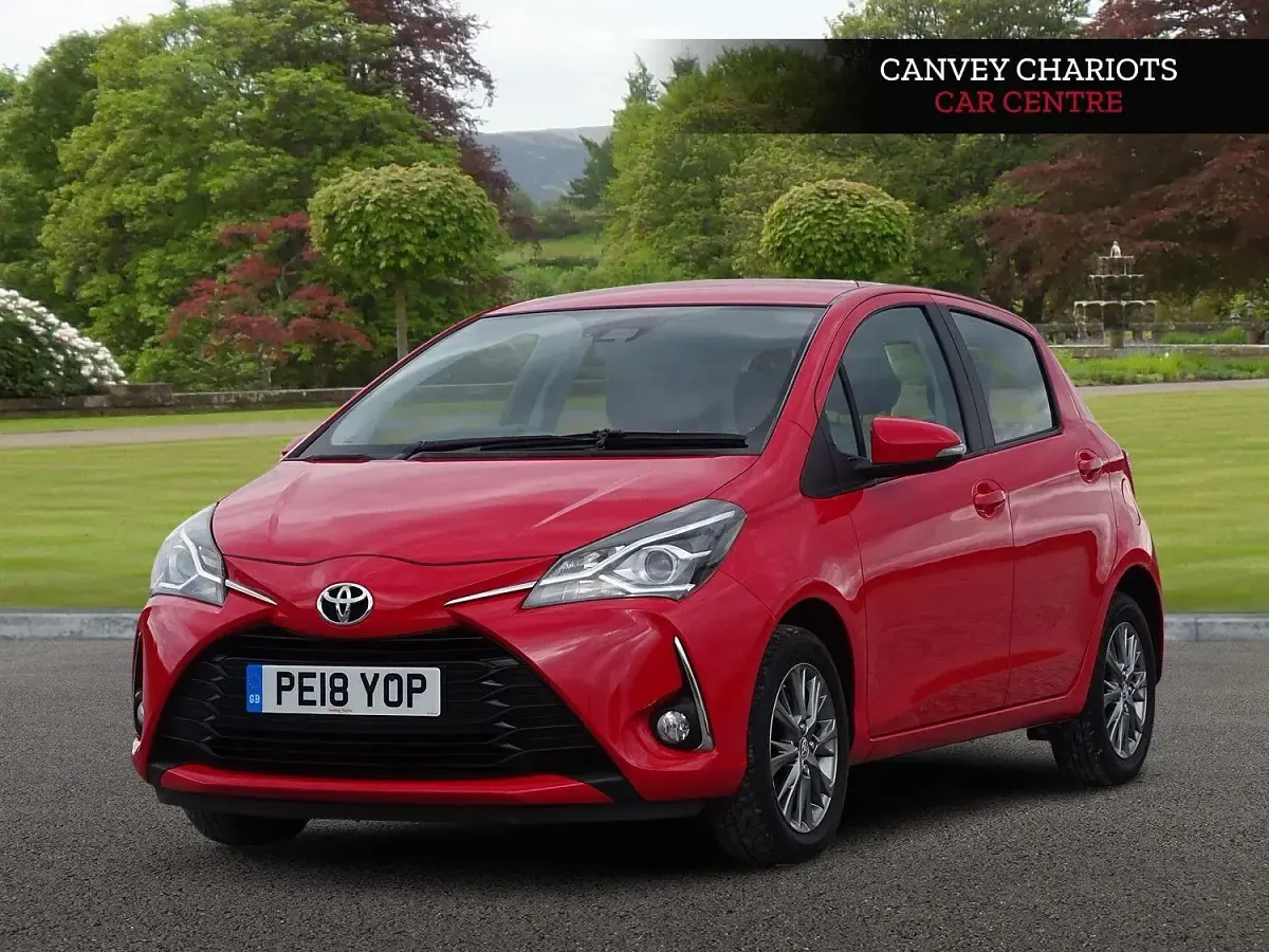 Used Toyota Yaris 2018 Red Hatchback