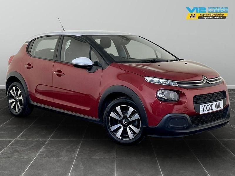 Red Used 2020 Citroën C3 Feel Hatchback | £8,195 (Good price) - Image 1/2