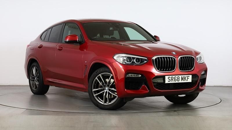 Red Used 2018 BMW X4 M Sport SUV | £21,500 (Fair price) - Image 1/4