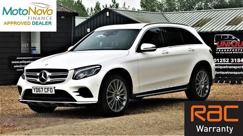 White Used 2017 Mercedes GLC220 AMG line SUV | £19,995 - Image 1/3