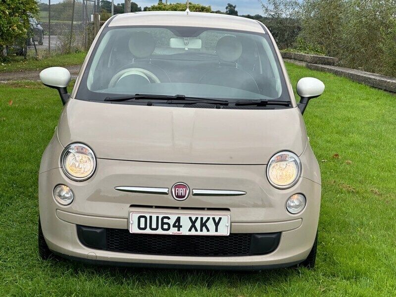 Beige Used 2014 Fiat 500 Lounge Hatchback | £3,995 (Good price) - Image 1/4