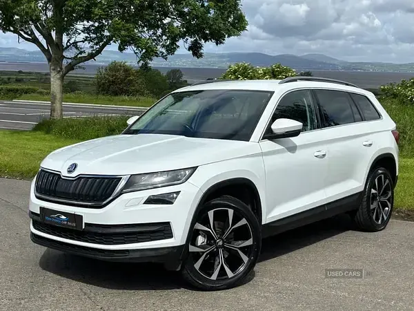 Used Skoda Kodiaq SE L 150 HP (110 kW) 2017 White SUV