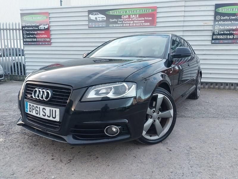 Used Audi A3 S-Line 2011 Black Hatchback