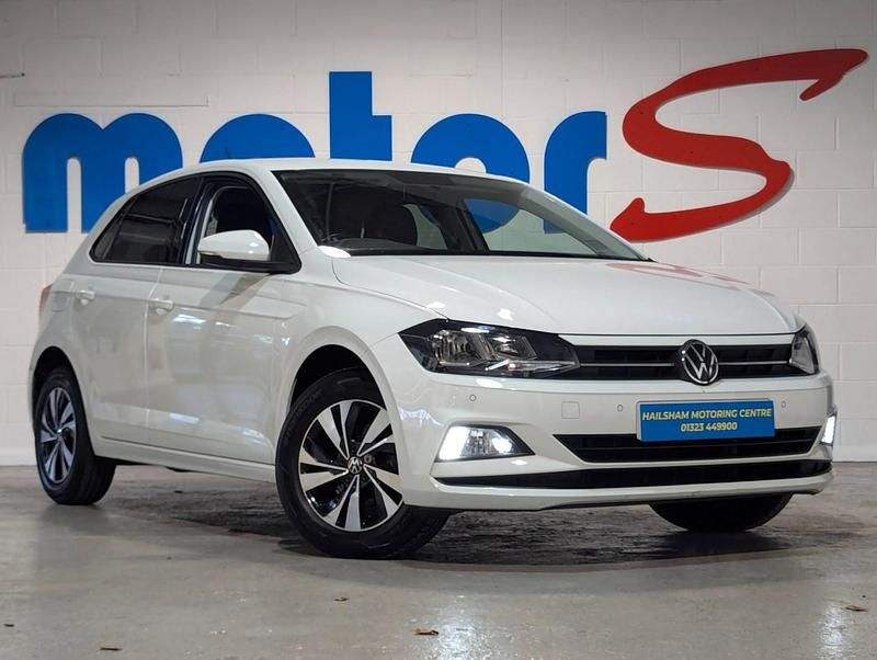 Pure white Used 2021 VW Polo Match Hatchback | £12,985 (Fair price) - Image 1/4