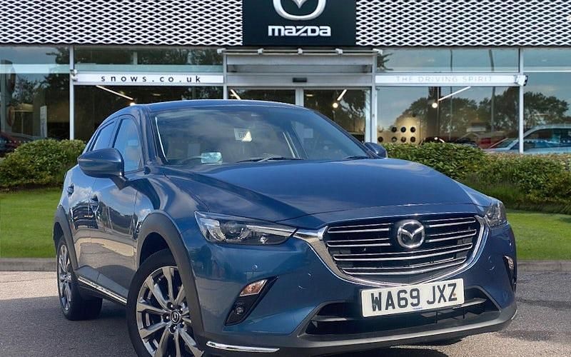 Eternal blue Used 2018 Mazda CX-3 Inclusive SUV | £15,241 (A bit pricey) - Image 1/4