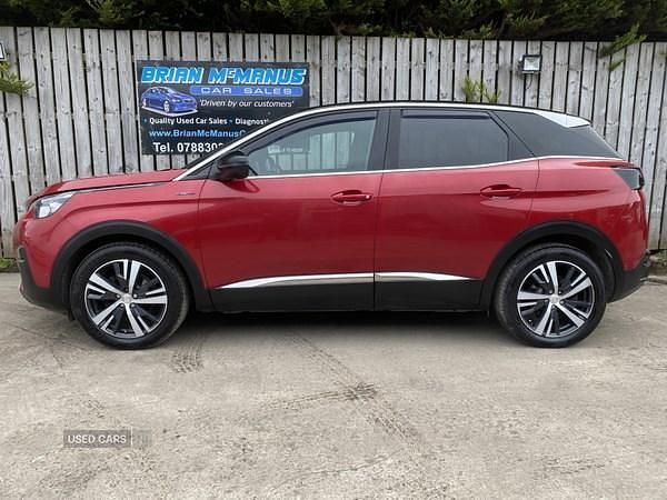 Used Peugeot 3008 GT-line 150 HP (110 kW) 2017 Red Hatchback