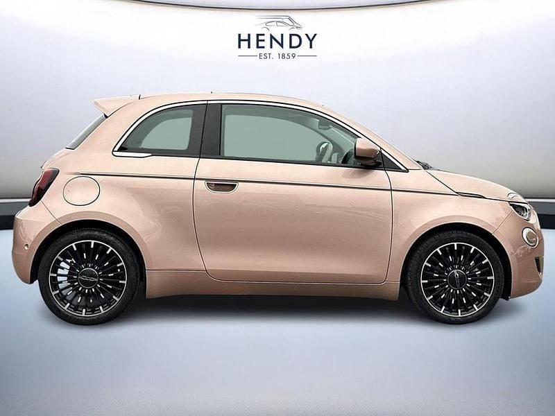 Yellow Used 2022 Fiat 500e La Prima Hatchback | £14,699 (Fair price) - Image 1/3