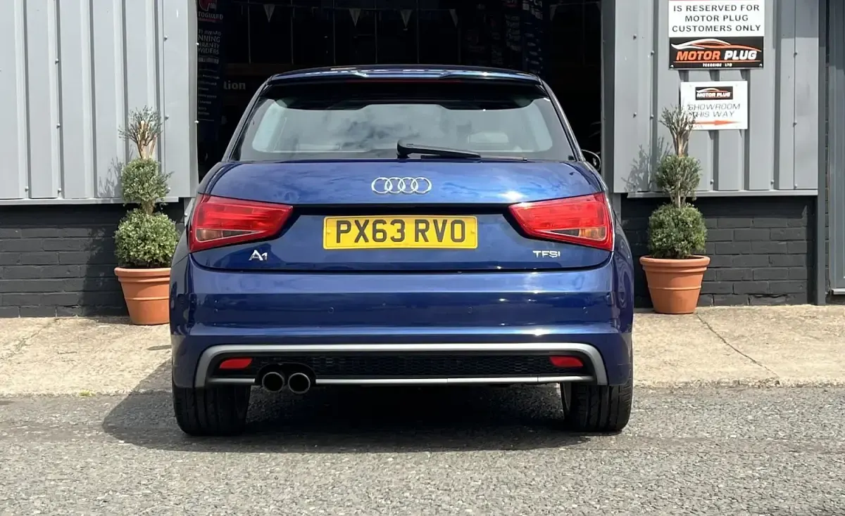 Used Audi A1 S-Line 122 HP (89 kW) 2013 Blue Hatchback