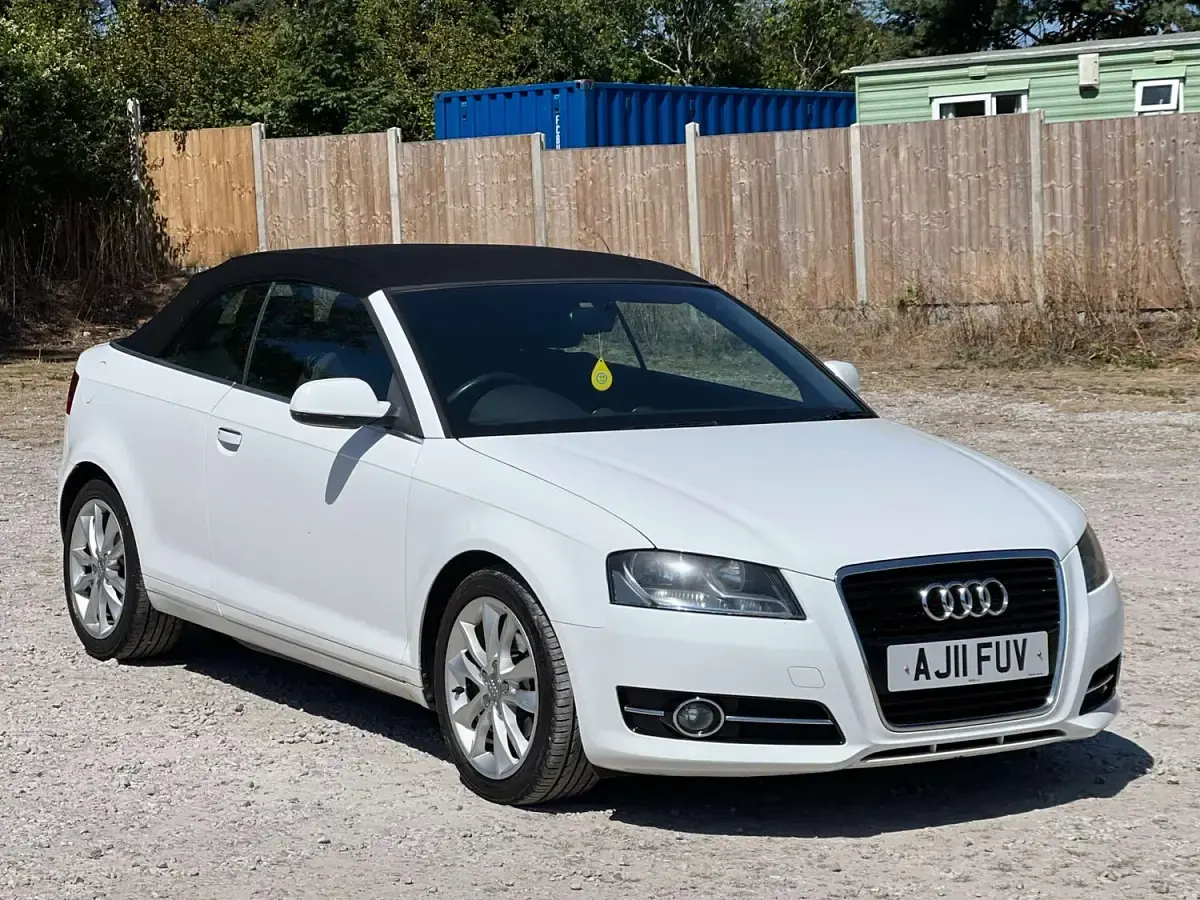Used Audi A3 Cabriolet Sport 105 HP (77 kW) 2011 White Cabriolet