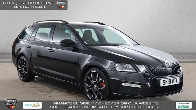 Black Used 2019 Skoda Octavia vRS Estate | £17,970 (Fair price) - Image 1/4