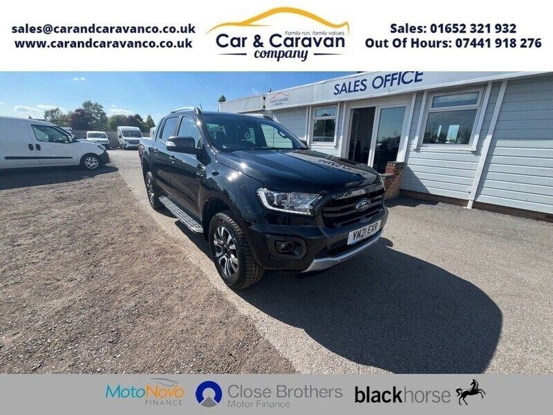 Black Used 2021 Ford Ranger Wildtrack Pickup | £17,480 (Super price) - Image 1/4