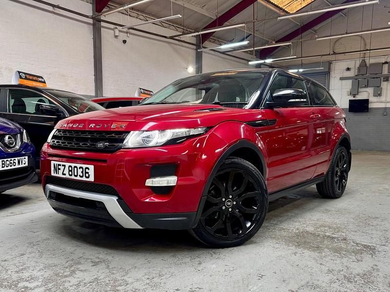 Red Used 2013 Land Rover Range Rover evoque Dynamic Coupe | £8,690 (Fair price) - Image 1/4