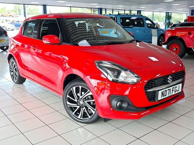 Fervent red Used 2022 Suzuki Swift SZ5 Hatchback | £13,789 (Fair price) - Image 1/4