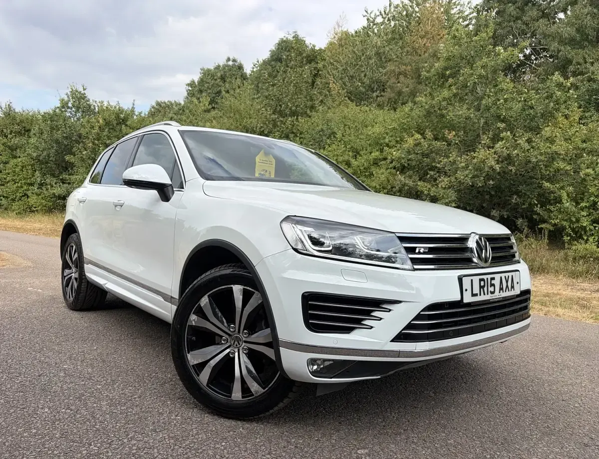 Used VW Touareg R-line 2015 White SUV