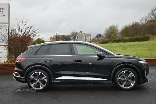 Used Audi Q4 e-tron S-Line 150 kW (204 HP) 2022 Black SUV