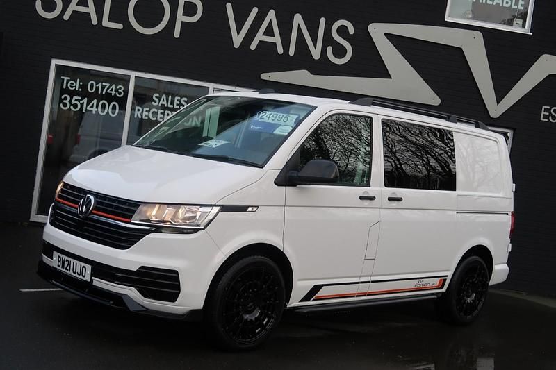 Used VW T6.1 Startline 150 HP (110 kW) 2021 White Van