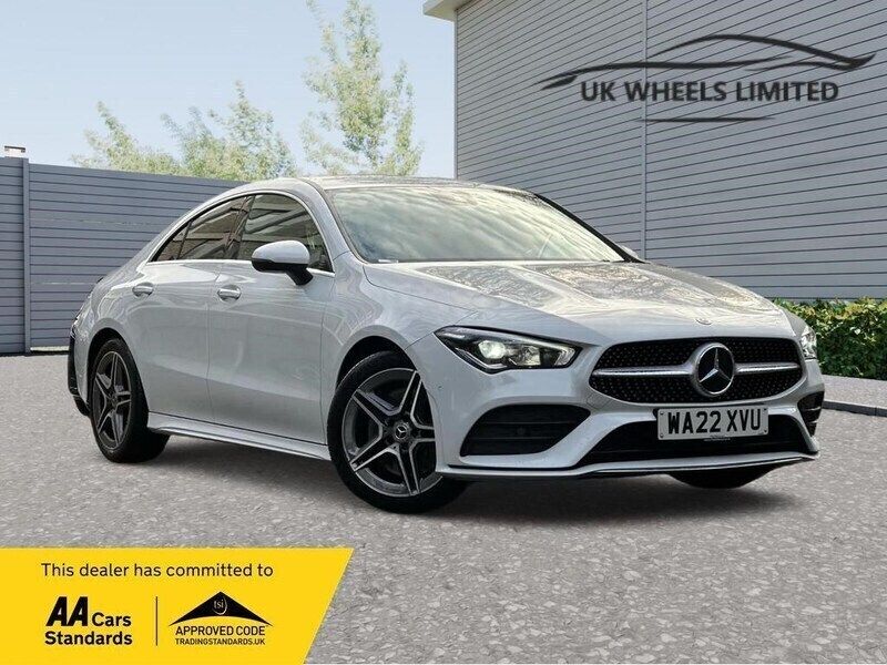 White Used 2022 Mercedes CLA250 AMG Line Premium Sedan | £21,990 (Fair price) - Image 1/3