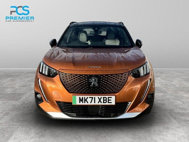 Used Peugeot e-2008 Premium 50 kW (68 HP) 2021 Orange SUV