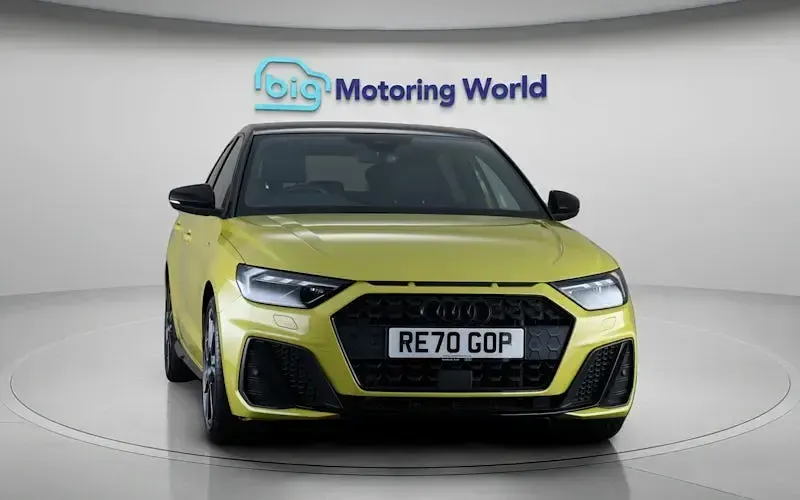 Used Audi A1 Sportback S-Line 150 HP (110 kW) 2020 Yellow Hatchback