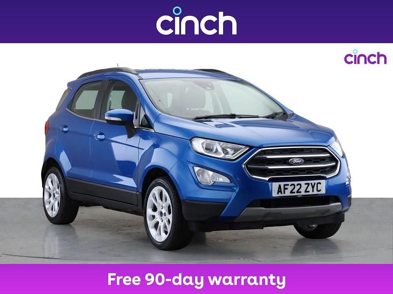 Blue Used 2022 Ford Ecosport Titanium SUV | £10,549 (Fair price) - Image 1/3