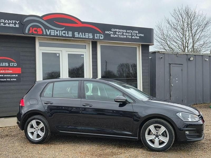 Used VW Golf VII Match 125 HP (91 kW) 2016 Black Hatchback