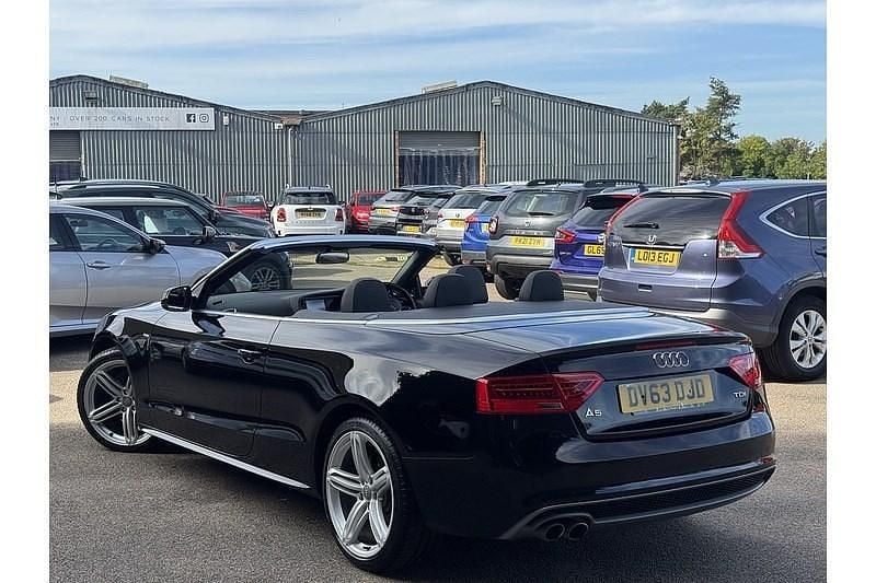 Used Audi A5 Cabriolet S-Line 177 HP (130 kW) 2013 Black Cabriolet